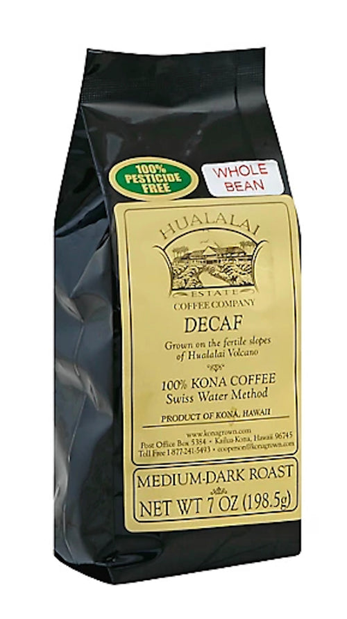 Hualalai Estate 100% Kona Coffee Decaf Whole Bean
