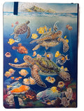 Hawaiian Ocean of Friends Foil Journal Notebook "5 x 7"