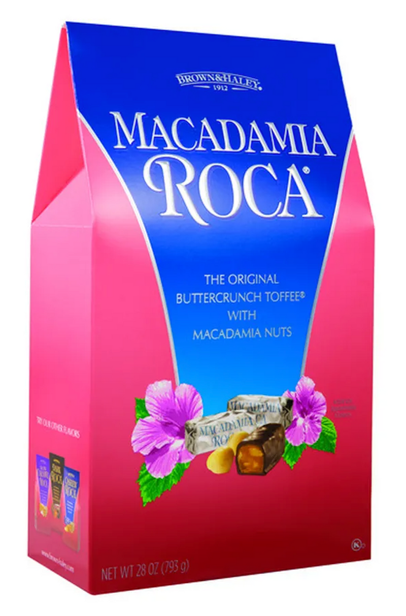 Brown & Haley's Macadamia Roca Toffee Buttercrunch Toffee 28 Oz. (793g) Box