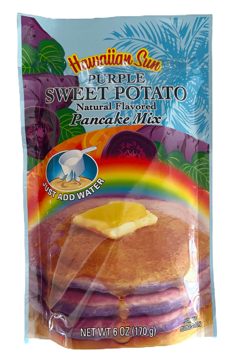 Purple Sweet Potato Hawaiian Sun Pancake Mix From Hawaii 6 Ounce