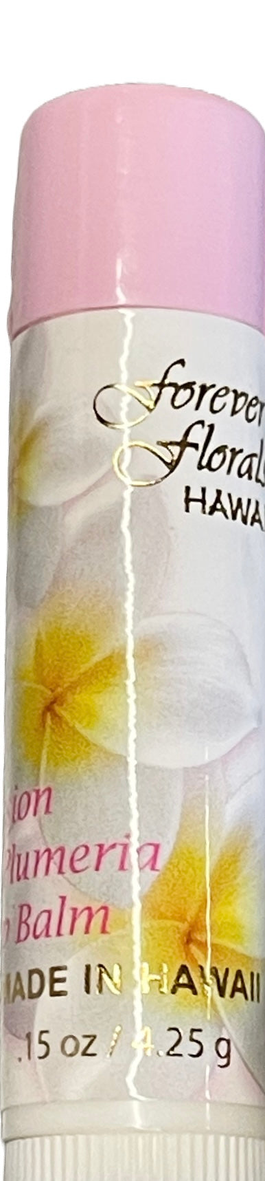 Forever Florals Plumeria Lip Balm - Hawaiian Moisturizer | Get Your Tropical Fix!