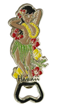 Islander Hawaiian-Themed Magnetic Metal Bottle Opener (Choose Design)