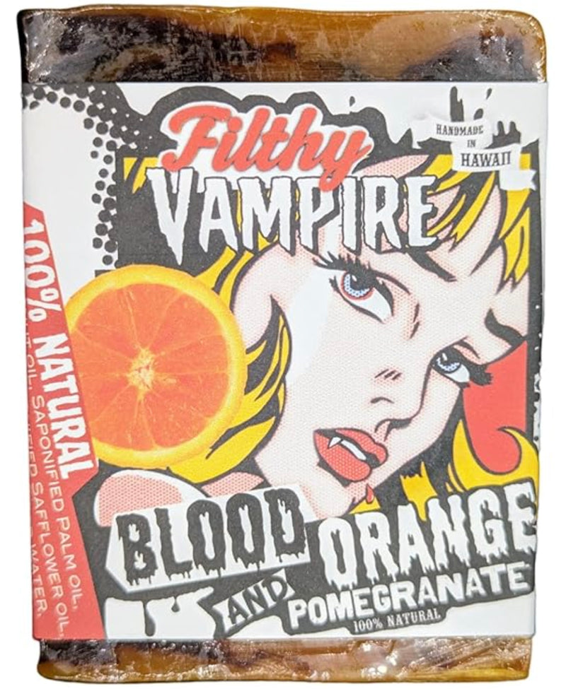 Filthy Vampire Blood Orange BAR SOAP Orange Pomegranate Turmeric