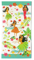 Hawaii Island Heritage Beach Towel Hula Honey (Mermaid or Island Girl)