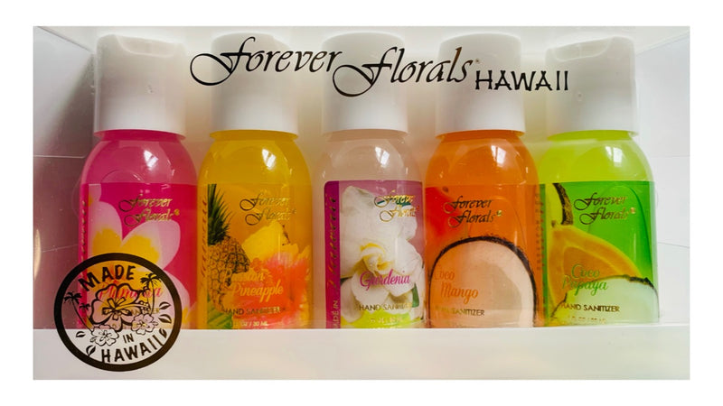Forever Florals 5 Pack Mini Hand Sanitizer Gift Set