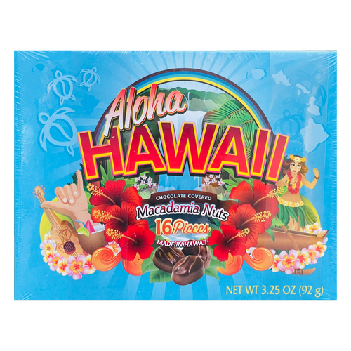 Hawaiian Chocolate-Covered MacNuts - Aloha Hawaii 3 Pack