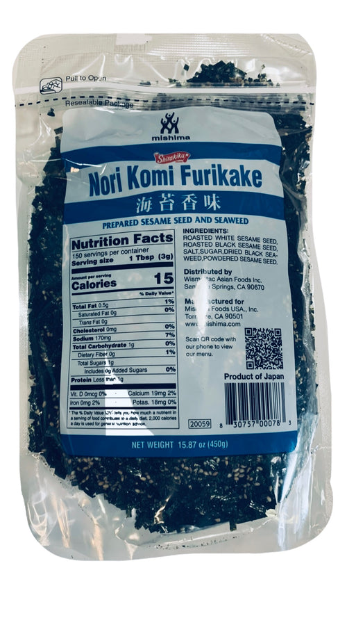 Nori Komi Furikake Seaweed Sesame Seed Seasoning (15.87 oz)