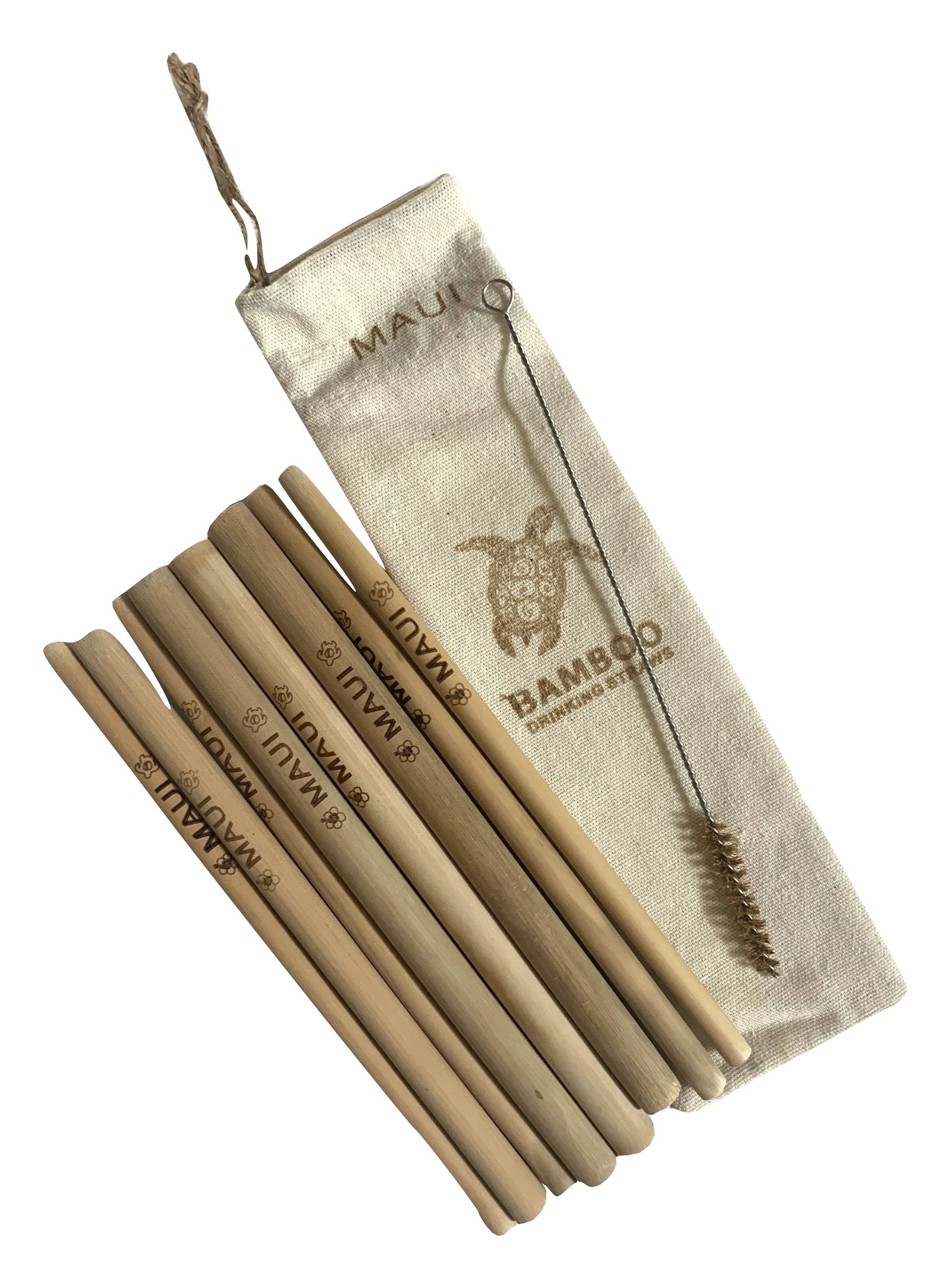 Organic Bamboo Straw Set
