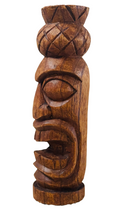 Hawaiian Store Hand Carved Wood Polynesian Style 8 Inch Ki'i Tiki (Choose Design)