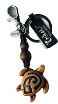 Tribalz Hawaiian Style Honu Turtle Keychain with Separate Easy Release Clip Key Ring (Choose)