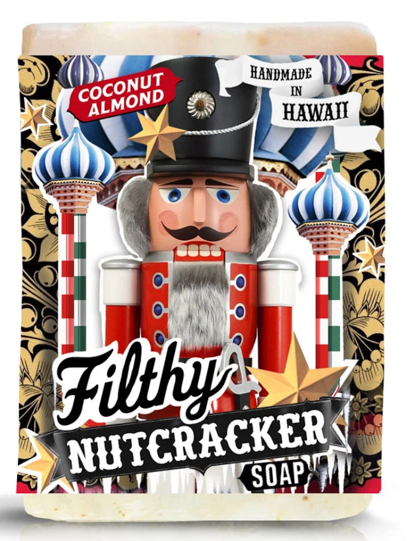 Filthy Farmgirl Nutcracker Coconut Almond Christmas Soap