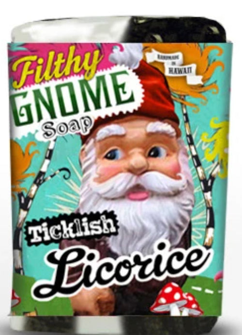 Filthy Farmgirl Filthy Gnome Ticklish Regaliz Barra de Navidad Jabón Regalo