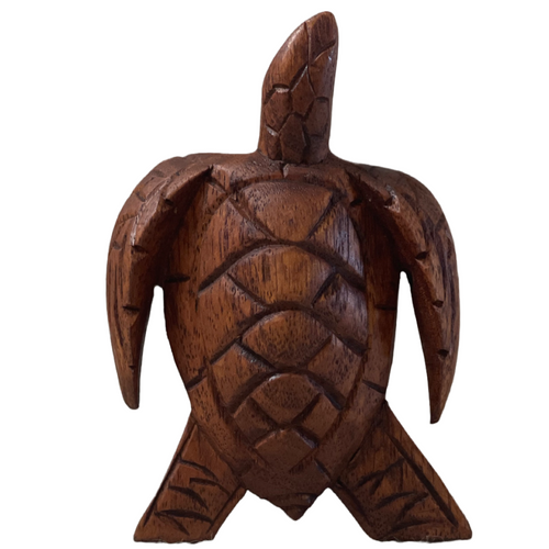 Hawaiian Store Tortuga Honu de madera tallada a mano (elegir tamaño)