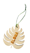 Handmade Hawaiian Designed Wooden Holiday Ornament Gift Tag
