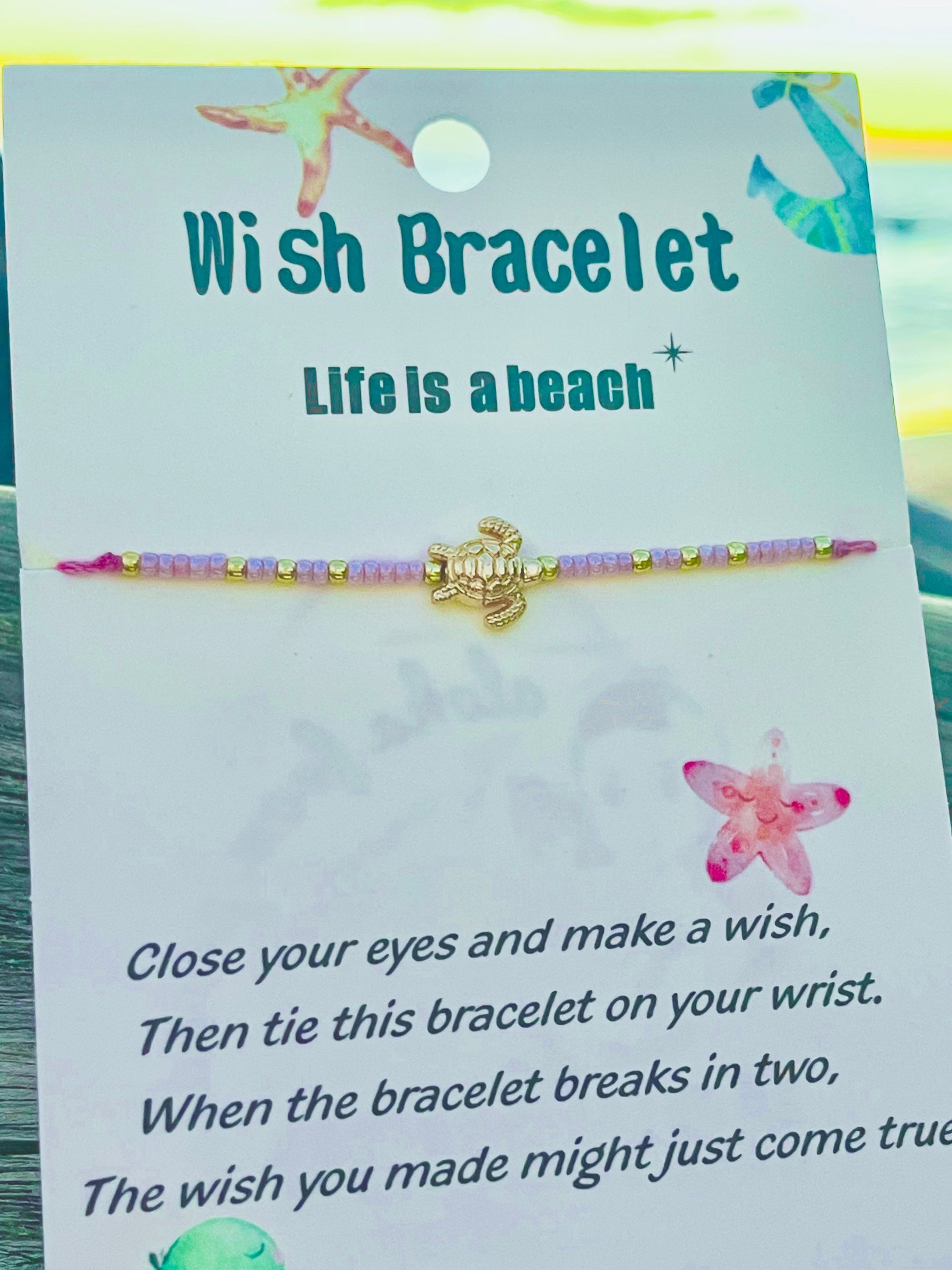 Amazon.com: Ocean Sea Turtle Bracelets Save Beach Jewelry for Women Men 8MM  Natural Stone Elastic Friendship Beads Bracelet (Black Weathered Granite):  Clothing, Shoes & Jewelry
