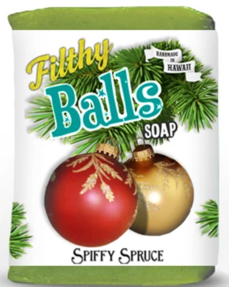 Filthy Balls Christmas Spruce Holiday Soap