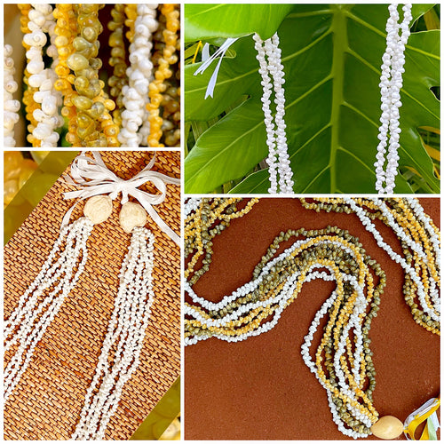 da Hawaiian Store Mongo Sea Shell Lei Collar (elegir color y longitud)