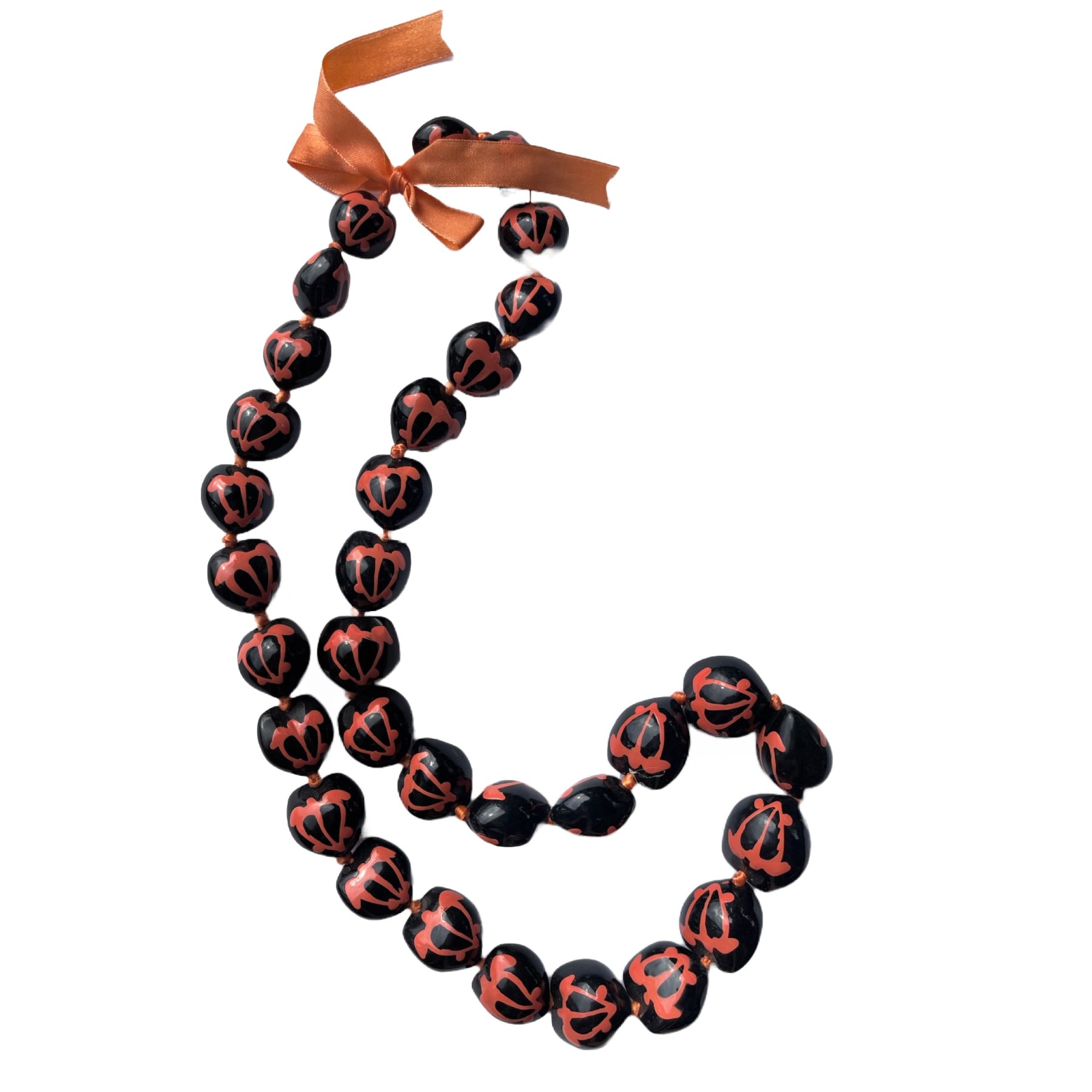 Kukui Nut Shell Lei (Tiger) - Hawaii Lei Stand - Lei Shipping & Delivery