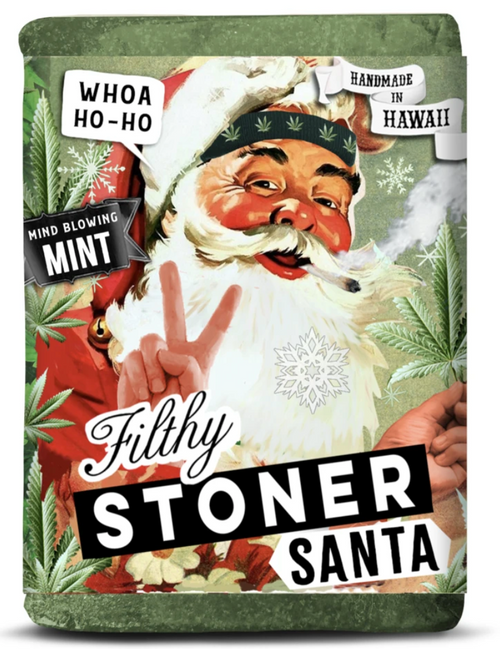 Jabón de Papá Noel navideño de menta Filthy Stoner