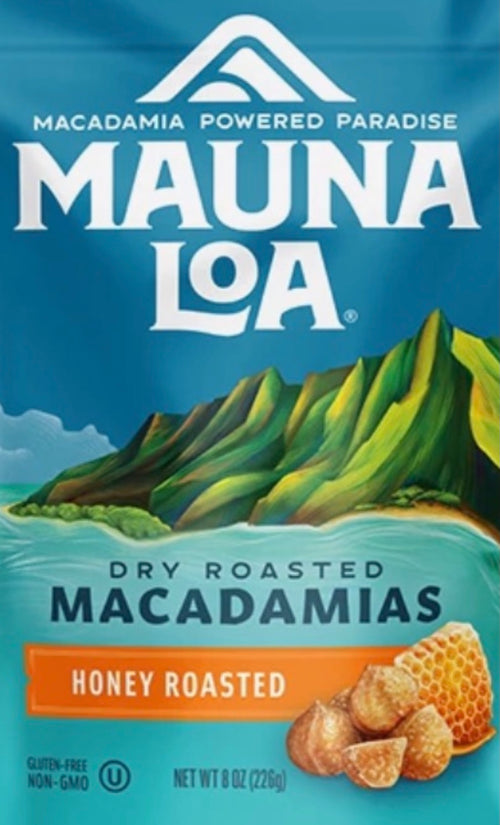 Mauna Loa Nueces de macadamia tostadas hawaianas 8 onzas (elegir sabor)